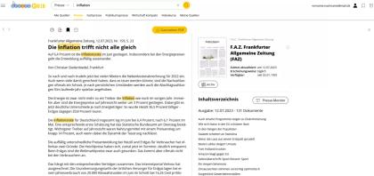 eBIB Hilfe Dokumentansicht