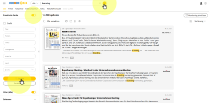 eBIB Hilfe Erweiterte Suche und Filter 01