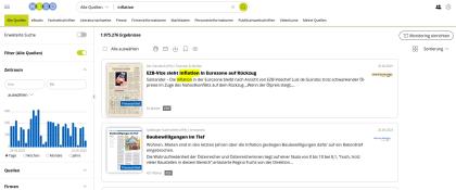 wiso Hilfe Trefferliste 